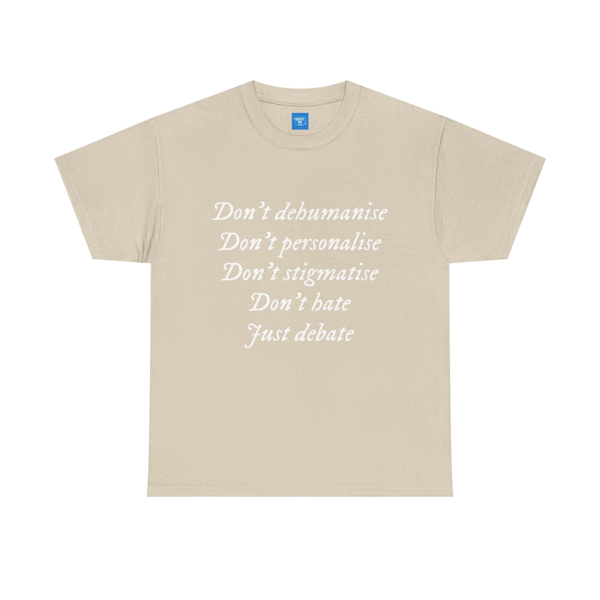 Debate Not Hate Unisex Tee, Discussion Tshirt, Conversation Shirt, Controversy Top, Argument Tee
